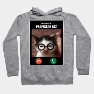 Nerd Cat Professor Hoodie